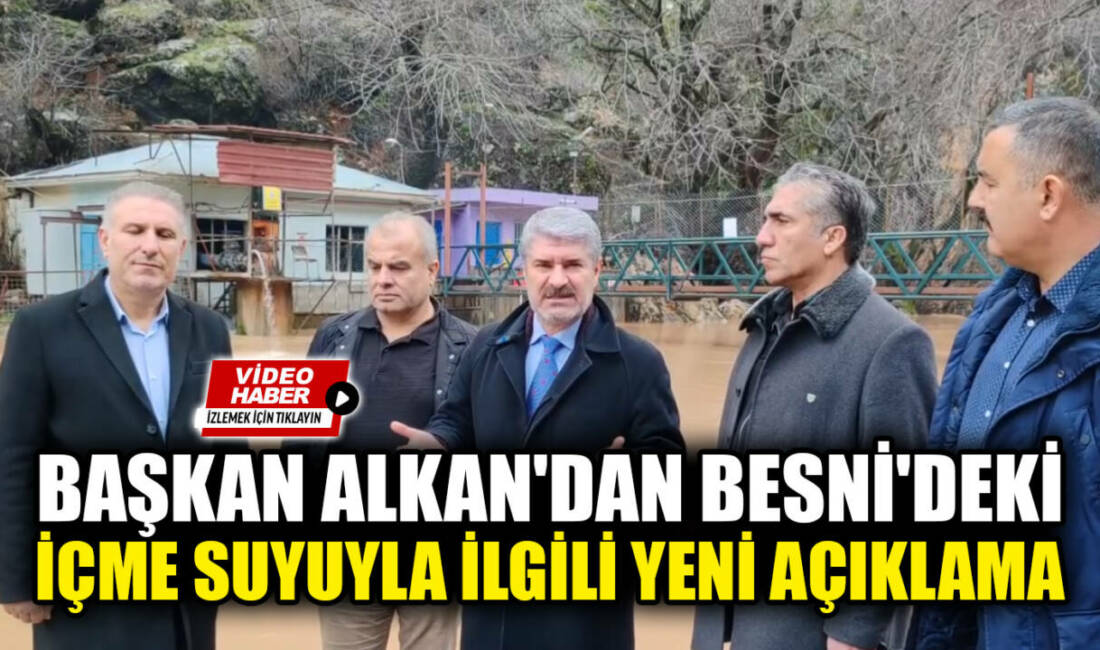 Besni Belediye Başkanı Reşit Alkan, Başkan Yardımcısı Halil Karakuş ve