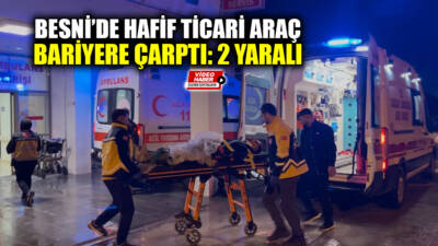 Adıyaman’ın Besni ilçesine bağlı Köseceli Beldesi yakınlarında meydana gelen trafik