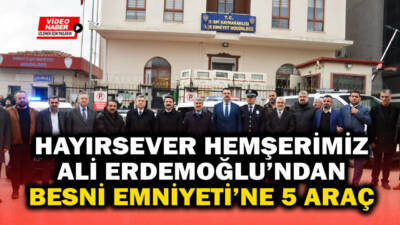 Erdemoğlu Holding Başkanvekili Hayırsever iş insanı hemşerimiz Ali Erdemoğlu’nun katkılarıyla