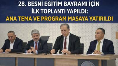 2026 yılı Eylül ayında 28’incisi düzenlenecek olan Besni Eğitim Bayramı