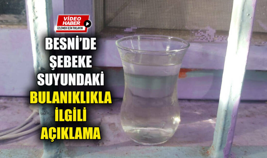 Besni Belediye Başkanı Reşit Alkan, son günlerde etkili olan yoğun
