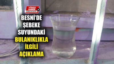 Besni Belediye Başkanı Reşit Alkan, son günlerde etkili olan yoğun