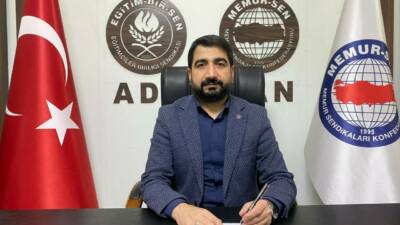 Memur-Sen İl Temsilcisi ve Eğitim-Bir-Sen Adıyaman Şube Başkanı Mehmet Demir