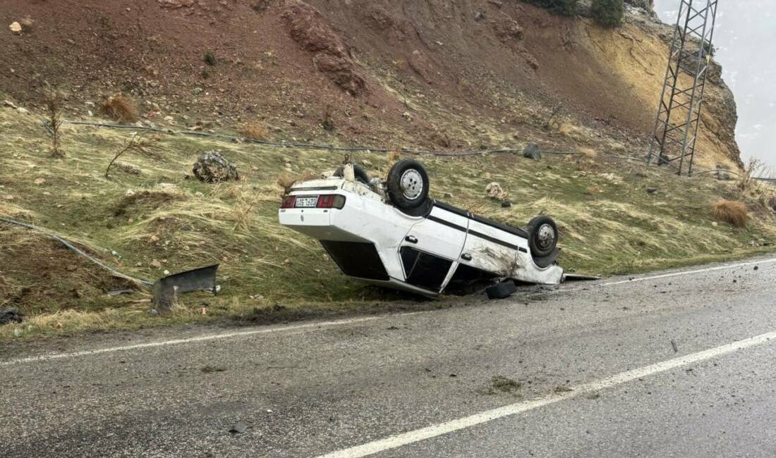 Adıyaman’da otomobilin takla atması sonucu 2 kişi yaralandı.