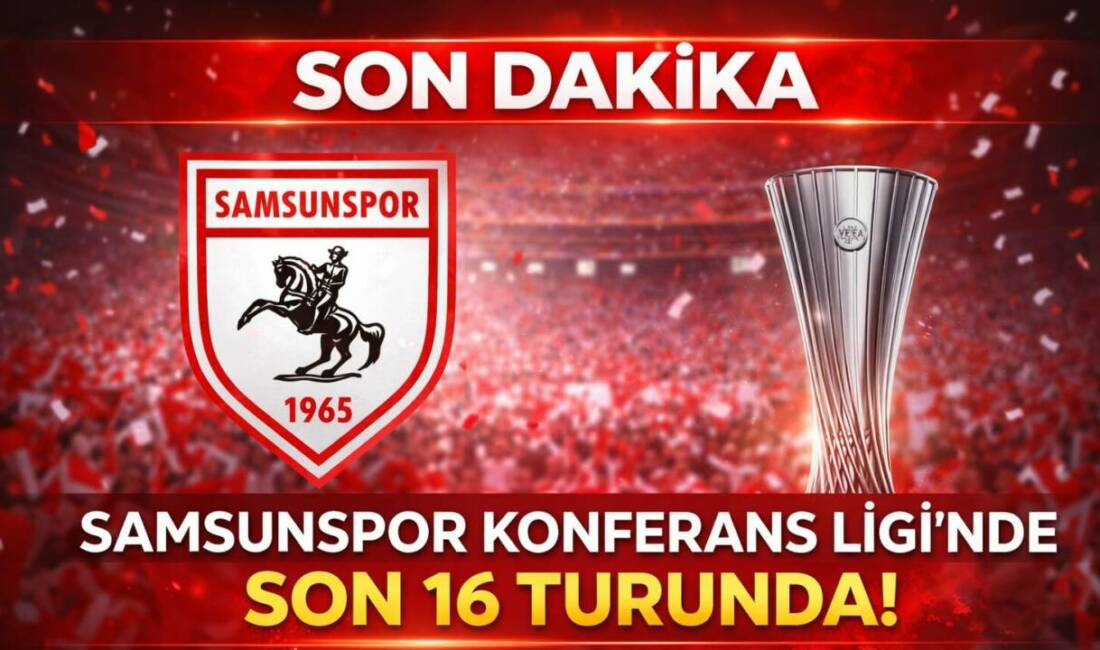 Samsunspor, Konferans Ligi play-off maçında 1-0'ın rövanşında Kuzey Makedonya temsilcisi