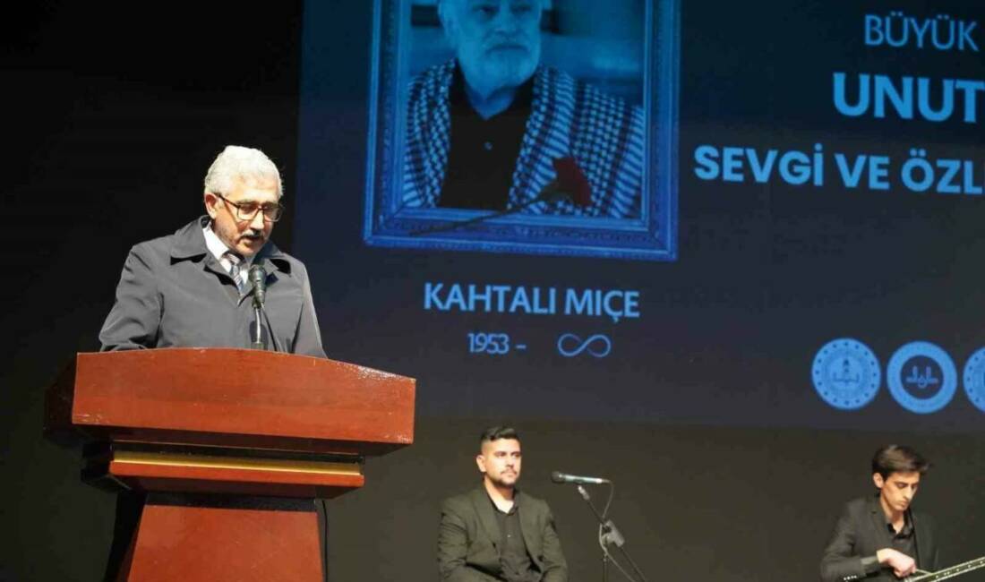 Kahtalı Mıçe’nin vefat yıl dönümü dolayısıyla Kahtalı Mıçe Kültür Merkezi’nde