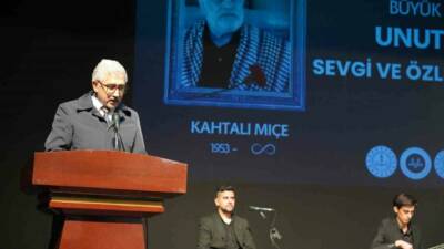 Kahtalı Mıçe’nin vefat yıl dönümü dolayısıyla Kahtalı Mıçe Kültür Merkezi’nde