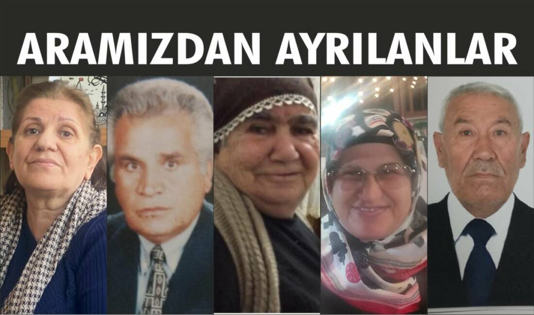 05-06.03.2026 Perşembe, Cuma gününe ait Besni’de Vefat Edenler köşesi.