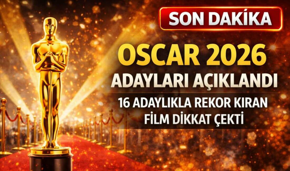 Sinema dünyasının en prestijli ödüllerinden Oscar için adaylar açıklandı. 15
