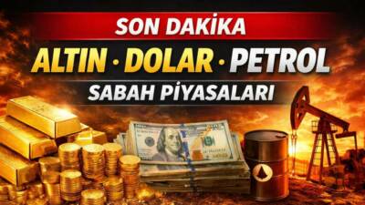 Serbest piyasada sabah saatleri itibarıyla altın, döviz ve petrol fiyatları