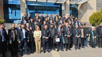 Adıyaman Barosu ve Kahta'daki avukatlar, Kahta Emniyeti'nde bir polis memurunun