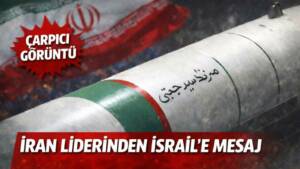 İran’ın yeni dini lideri Mücteba Hamaney’in İsrail’e fırlatılan bir füzenin