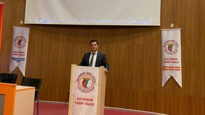Adıyaman Tabip Odası Başkanı Doç. Dr. Erdal Yavuz, 14 Mart