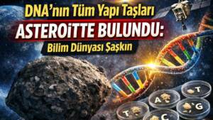Ryugu asteroidinden getirilen örneklerde DNA’nın temel yapı taşları olan beş