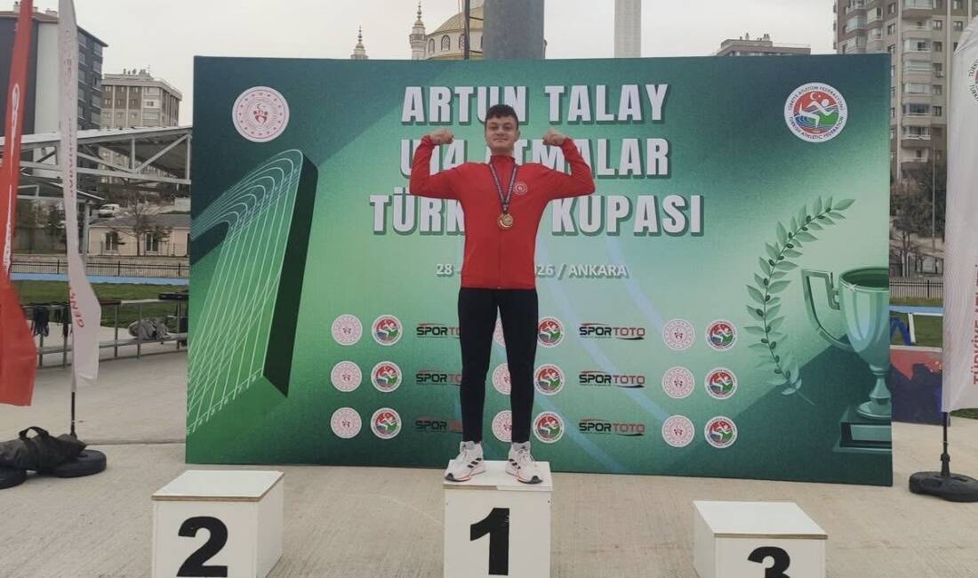 Türkiye Atletizm Federasyonu tarafından düzenlenen Artun Talay U-14 Atmalar Türkiye