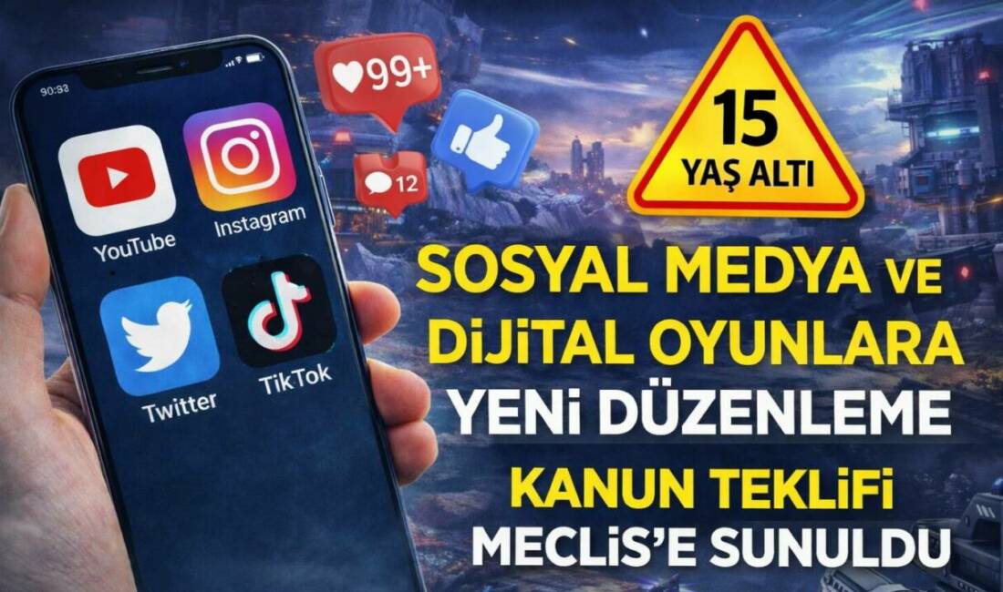 Sosyal medya ve dijital oyunlara yönelik yeni düzenlemeleri içeren kanun