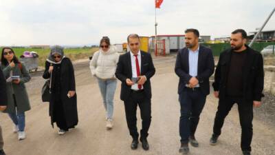 Adıyaman İl Sağlık Müdürü Prof. Dr. Mehmet Şirik, Altınşehir Mahallesinde