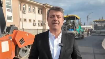 Adıyaman Belediyesi, altyapısı yenilenen bölgelerde asfalt serimine devam ediyor.. Belediye