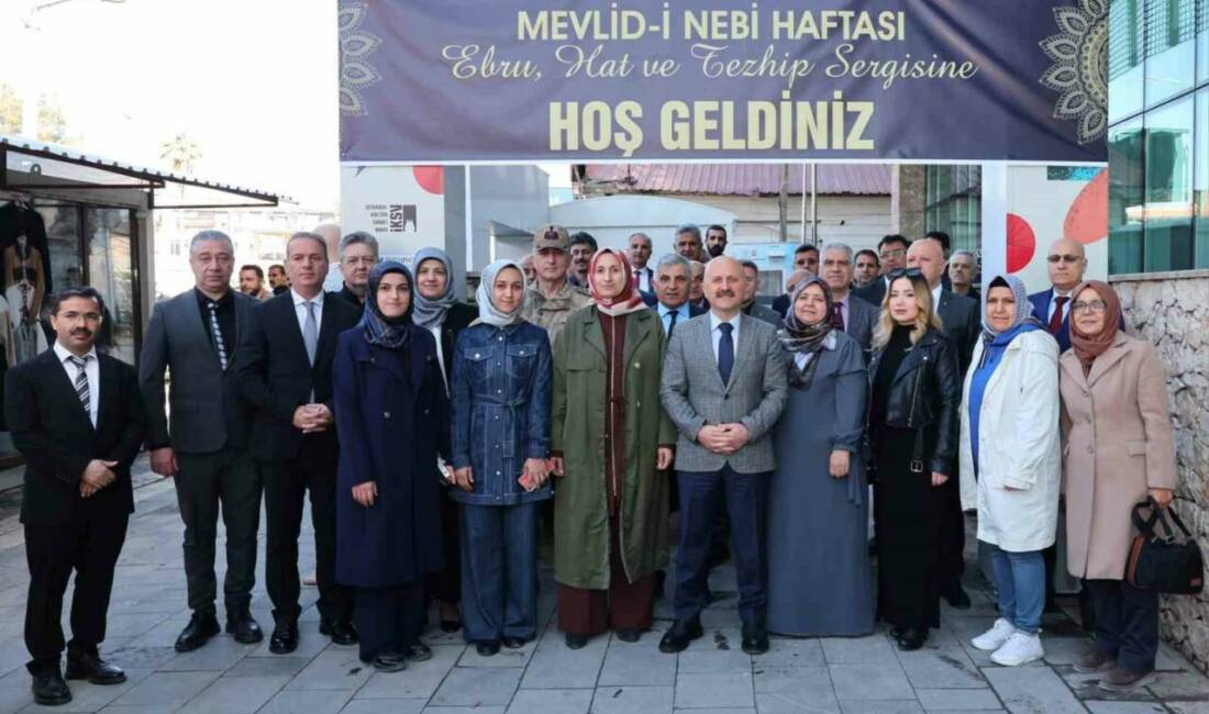 Adıyaman Halk Eğitim Merkezi tarafından düzenlenen "Hat, tezhip ve ebru