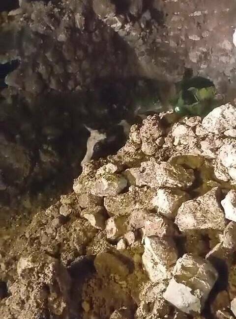 Batman'ın Gercüş ilçesinde şiddetli fırtına nedeniyle çöken bir evin enkazından