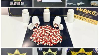 Adıyaman İl Emniyet Müdürlüğü ekiplerince çeşitli suçlardan yakalanan 21 şahıs