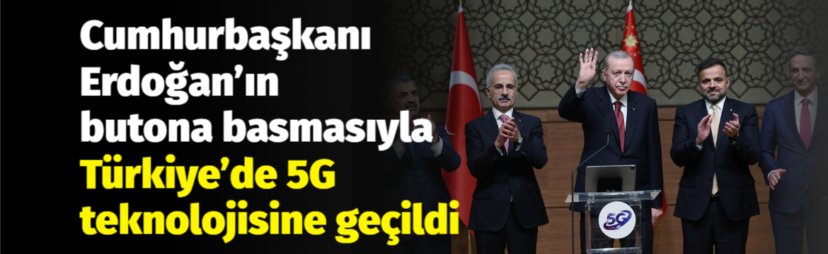 Cumhurbaşkanı Erdoğan'ın tablet ekranından butona