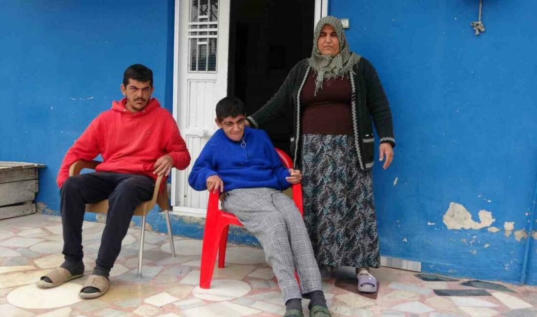 Adıyaman’da yaşayan 53 yaşındaki anne Reyhan Bali, 2 engelli çocuğuna
