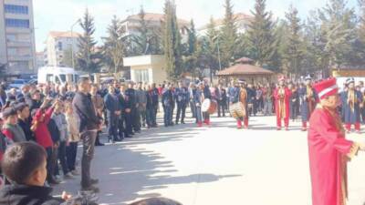 Adıyaman’ın Gölbaşı ilçesinde istiklal Marşının kabulünün 105.yıldönümü düzenlenen programda kutlandı.
