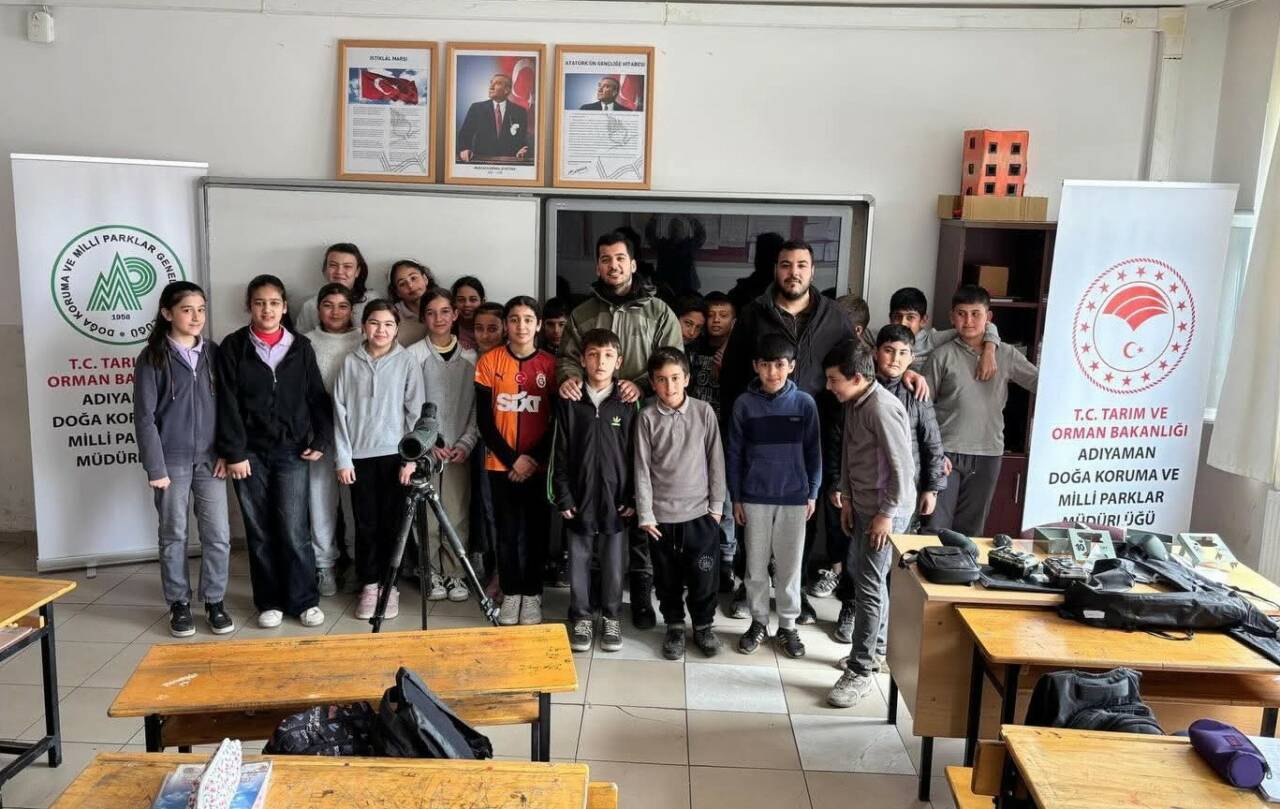 Adıyaman’ın Gölbaşı ilçesinde, öğrencilere doğa bilinci kazandırmak amacıyla doğa koruma