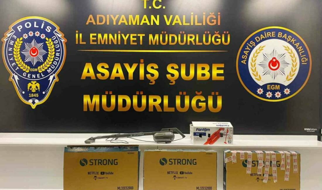 Adıyaman’da düzenlenen hırsızlık operasyonunda yakalanan 2 şüpheliden 1’i tutuklandı.