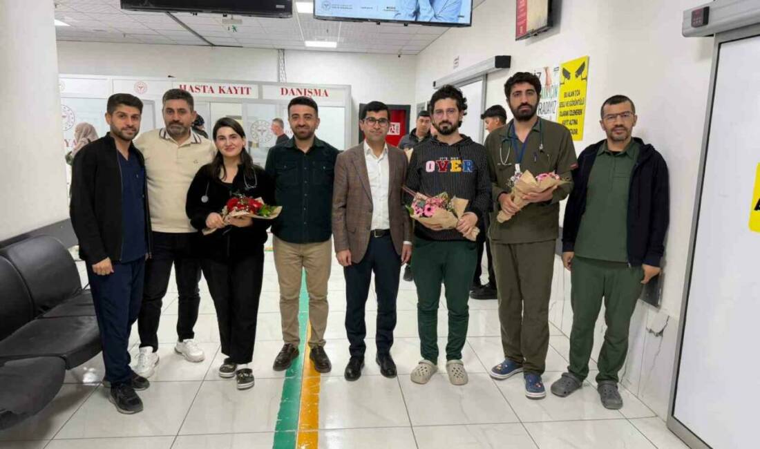 Şırnak’ta, İdil Devlet Hastanesi yönetimi, 14 Mart Tıp Bayramı vesilesiyle