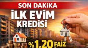 Konut fiyatlarındaki artış ve yüksek kredi faizleri sonrası, ilk kez