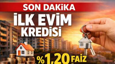 Konut fiyatlarındaki artış ve yüksek kredi faizleri sonrası, ilk kez