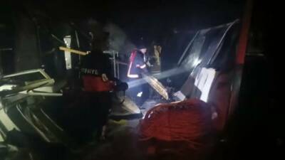 Adıyaman’da işçilerin kaldığı konteynerlerde yangın çıktı. Yangında 4 adet konteyner