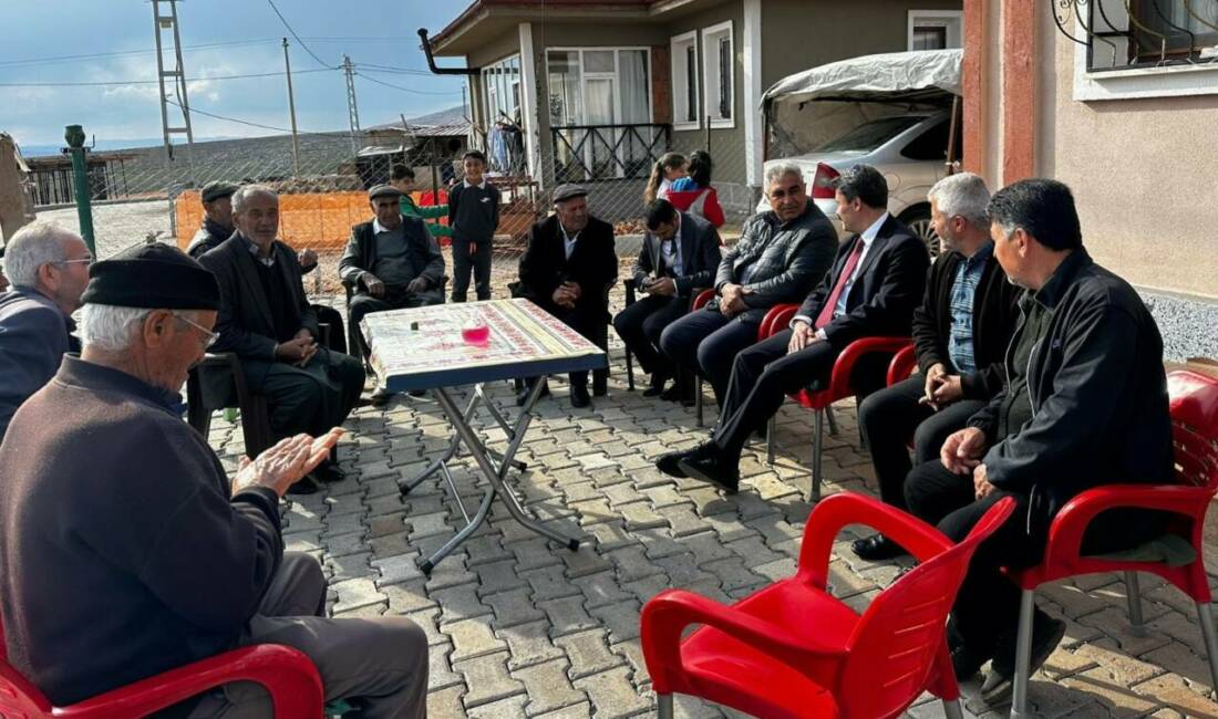 Adıyaman’ın Besni Kaymakamı Ahmet Oğuz Aslan, yapımı tamamlanan Kutluca Köyündeki