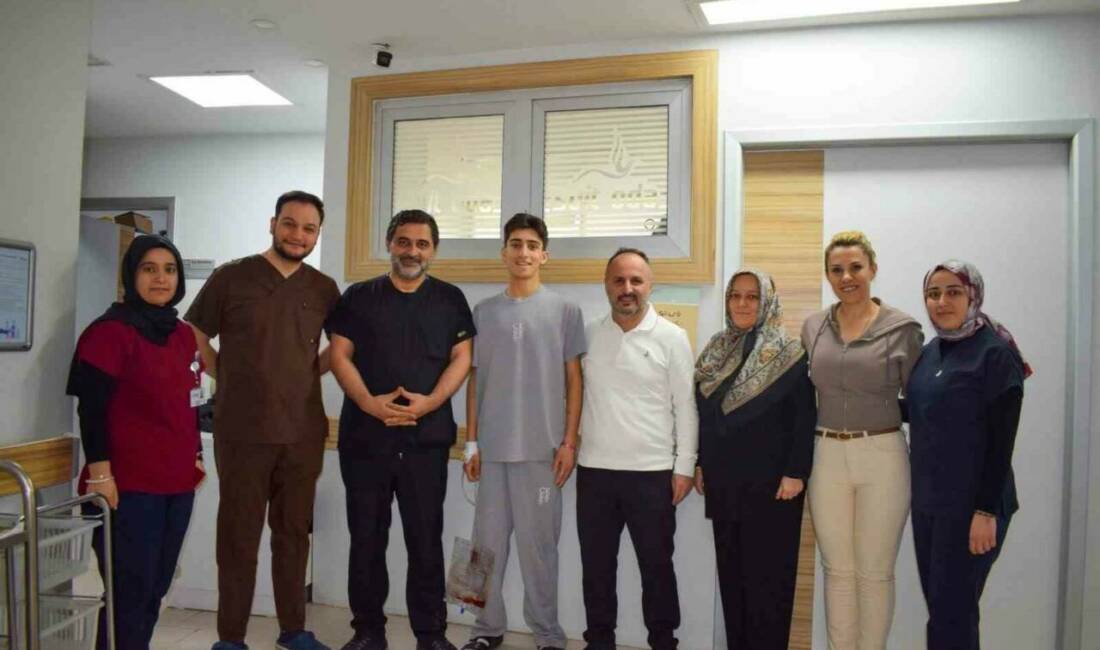 Gaziantep’te amatör futbol maçı sırasında rakip takım kalecisiyle çarpışan 15