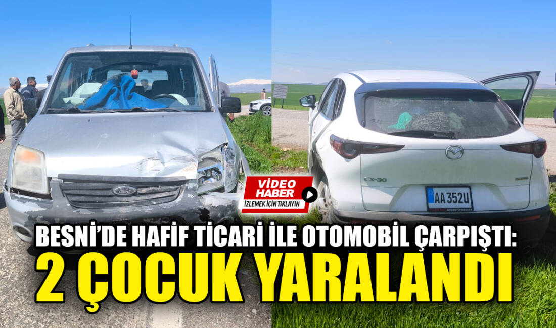 Adıyaman’ın Besni ilçesine bağlı Dörtyol köyü girişinde meydana gelen çift