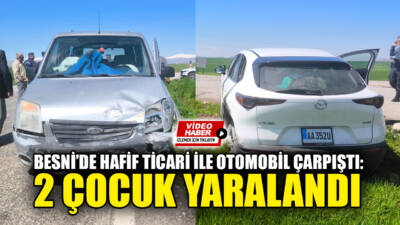 Adıyaman’ın Besni ilçesine bağlı Dörtyol köyü girişinde meydana gelen çift