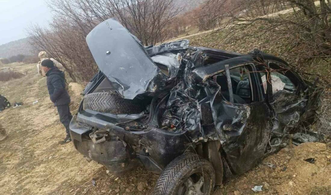 Mardin’in Artuklu ilçesinde otomobilin devrilmesi sonucu 2’si çocuk 5 kişi
