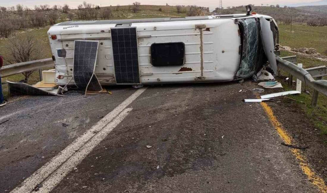 Mardin’in Mazıdağı ile Derik ilçeleri arasındaki karayolunda meydana gelen trafik