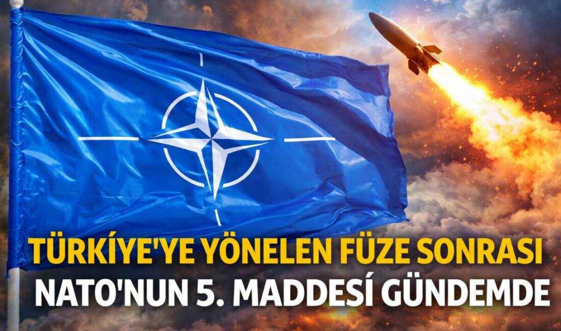 Türkiye hava sahasına yöneldiği tespit edildikten sonra vurulan balistik füze,