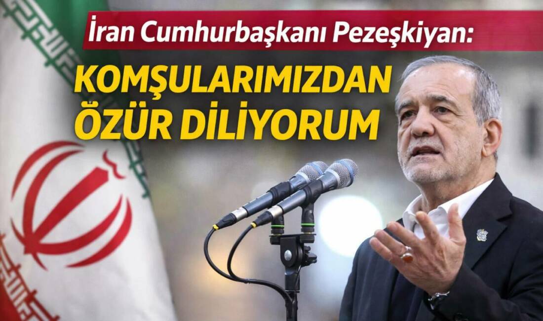 İran Cumhurbaşkanı Mesud Pezeşkiyan, bölgede yaşanan gerilimlerin ardından komşu ülkelere
