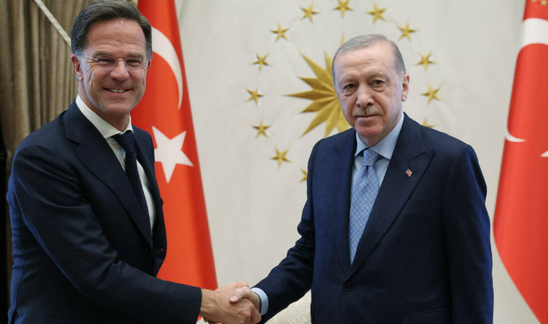 Cumhurbaşkanı Recep Tayyip Erdoğan, NATO Genel Sekreteri Mark Rutte ile