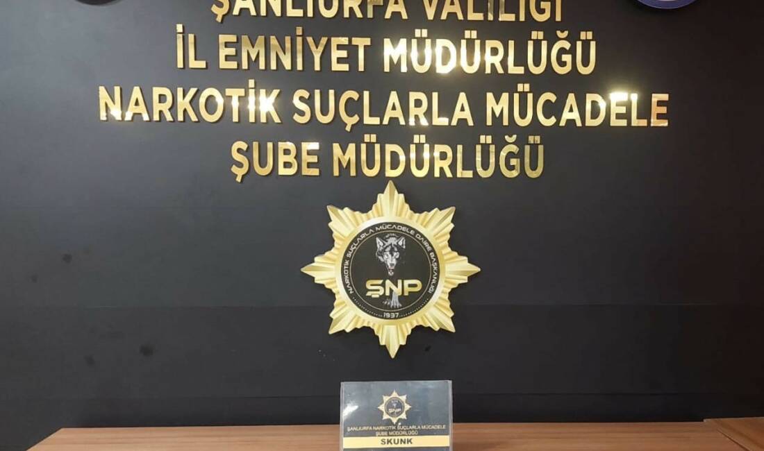 Şanlıurfa’da 2 kilo 400 gram sentetik uyuşturucu ele geçirildi, 1