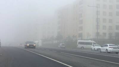 Şanlıurfa’nın merkez ve Viranşehir ilçesinde etkili olan yoğun sis, görüş