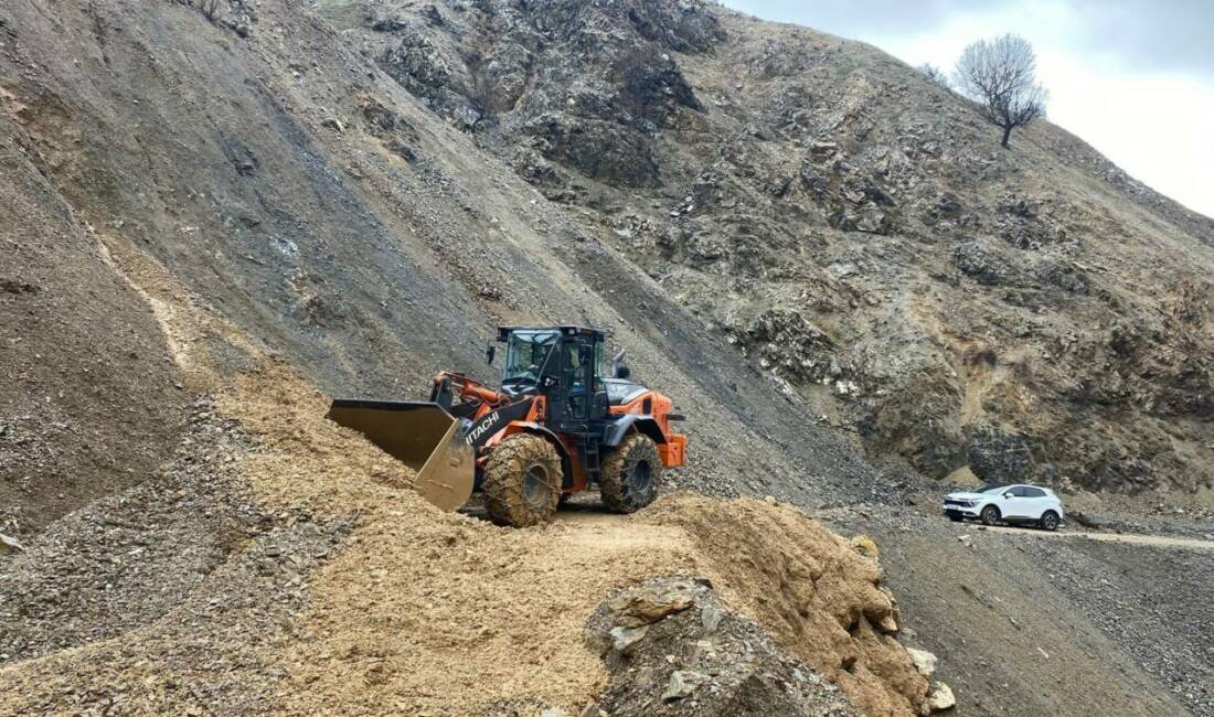Batman’ın Sason ilçesinde etkili olan yoğun yağışların ardından meydana gelen