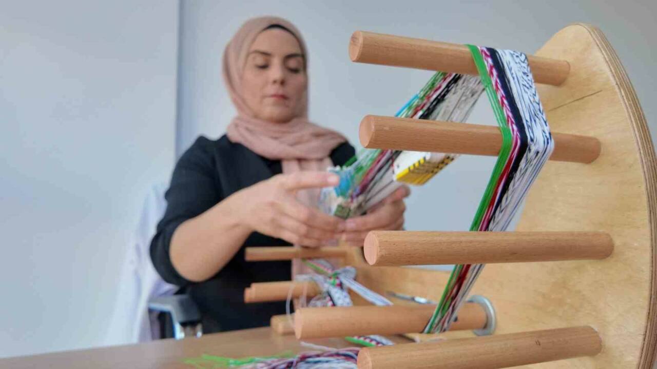 Siirt Olgunlaşma Enstitüsünde usta öğreticiler Filistin direnişine destek için Filistin