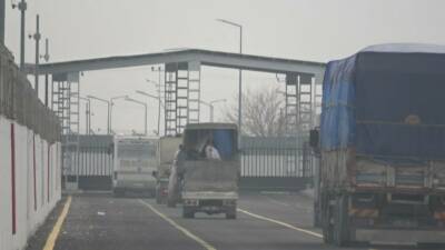 Kilis Öncüpınar Gümrük Kapısı Gönüllü Geri Dönüş Merkezi’nde Suriyeli sığınmacıların