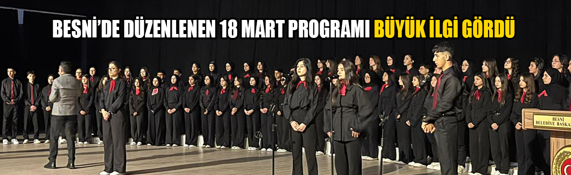 Adıyaman’ın Besni ilçesinde 18 Mart