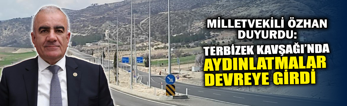 Besni’de Terbizek Kavşağı’nda düzenleme çalışmalarının